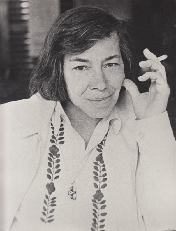 Highsmith, Patricia - Portrait photograph with cigarette.