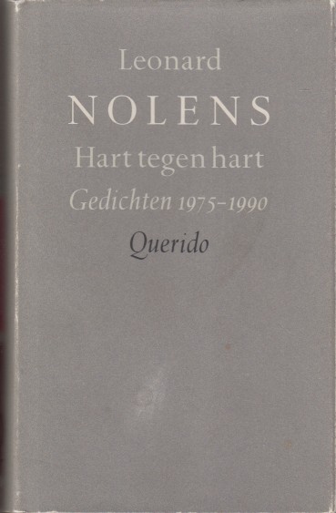 Nolens, Leonard - Hart tegen hart. Gedichten 1975-1990.