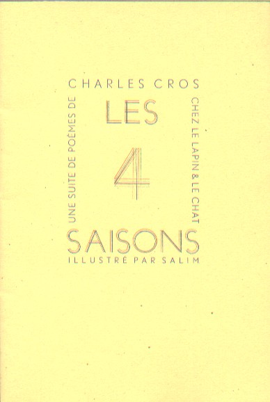 Cros, Charles - Les quatre saisons.