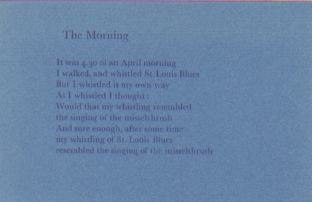 Hanlo, Jan - The morning.