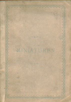 Antoinette (= Louise Victorine Nagel) - Miniaturen.