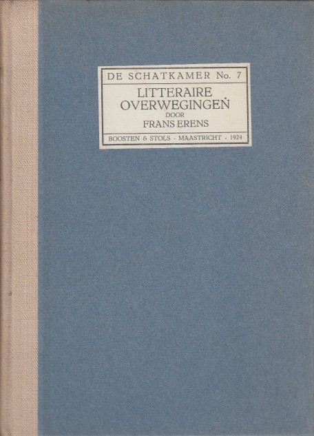 Erens, Frans - Litteraire overwegingen.