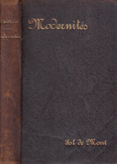Mont, Pol de - Modernit. Anthologie des meilleurs potes Belges 1880-1898.