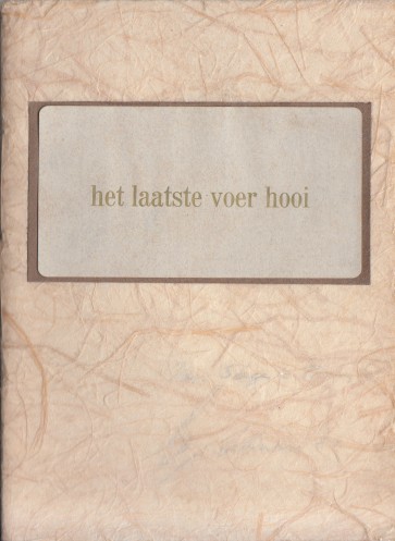 Verrips, Ger - Het laatste voer hooi.
