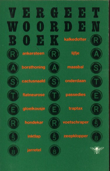 Raster - Vergeetwoordenboek, van 'ankerstenen' tot 'ziel'. Raster 58.