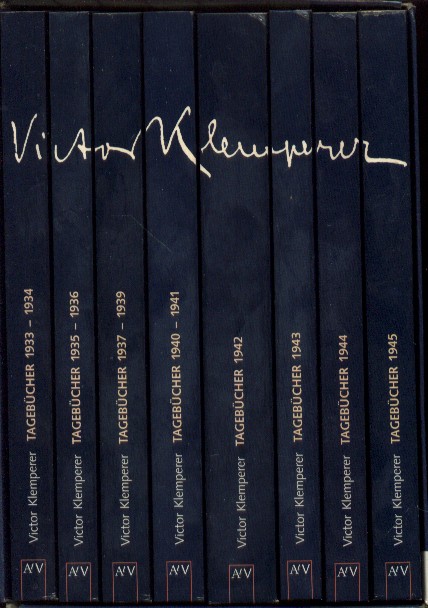 Klemperer, Victor - Tagebcher 1933-1945.