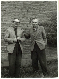 Aafjes, Bertus - Foto met Karel Jonckheere.