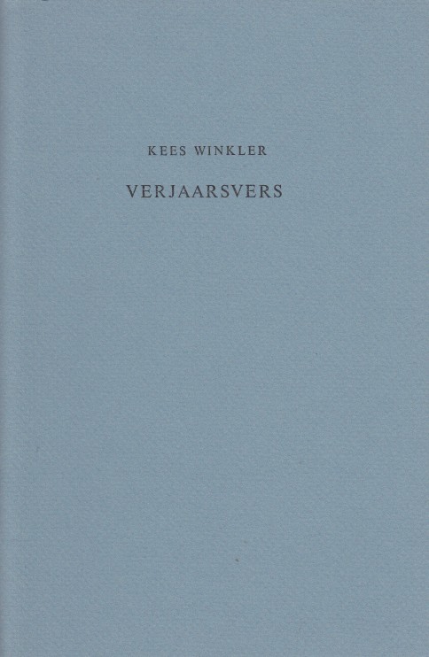 Winkler, Kees - Verjaarsvers.
