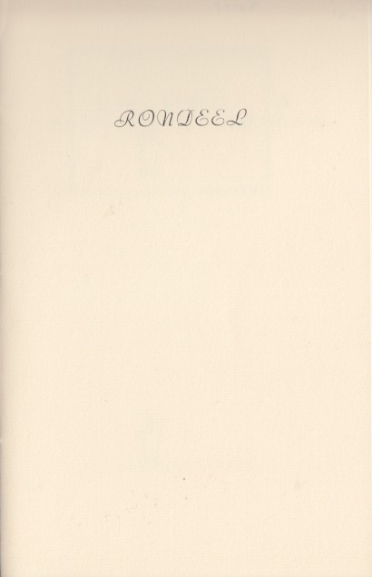 Broersma, Rouke - Rondeel voor de jaarwisseling.