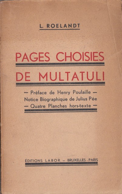 Multatuli - Pages choisies.
