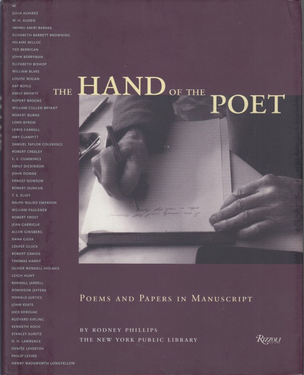 Phillips, Rodney - The Hand of the Poet. Poems and Papers in Manuscript.