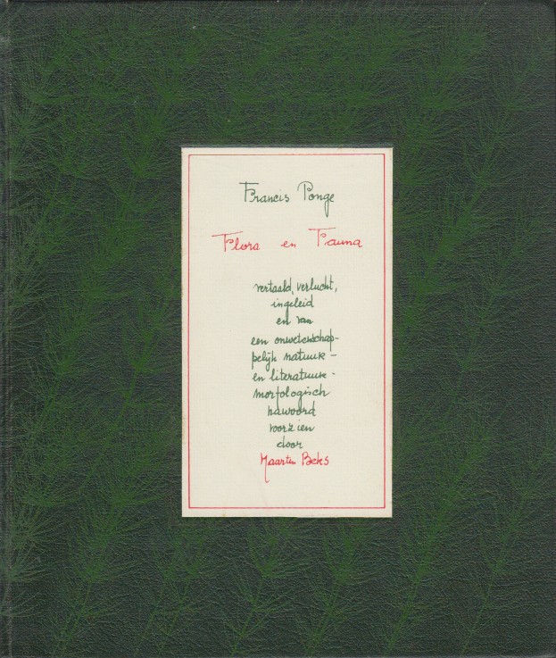 Ponge, Francis - Flora en Fauna.