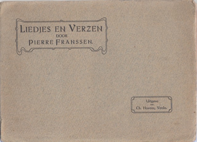 Franssen, Pierre - Liedjes en verzen.