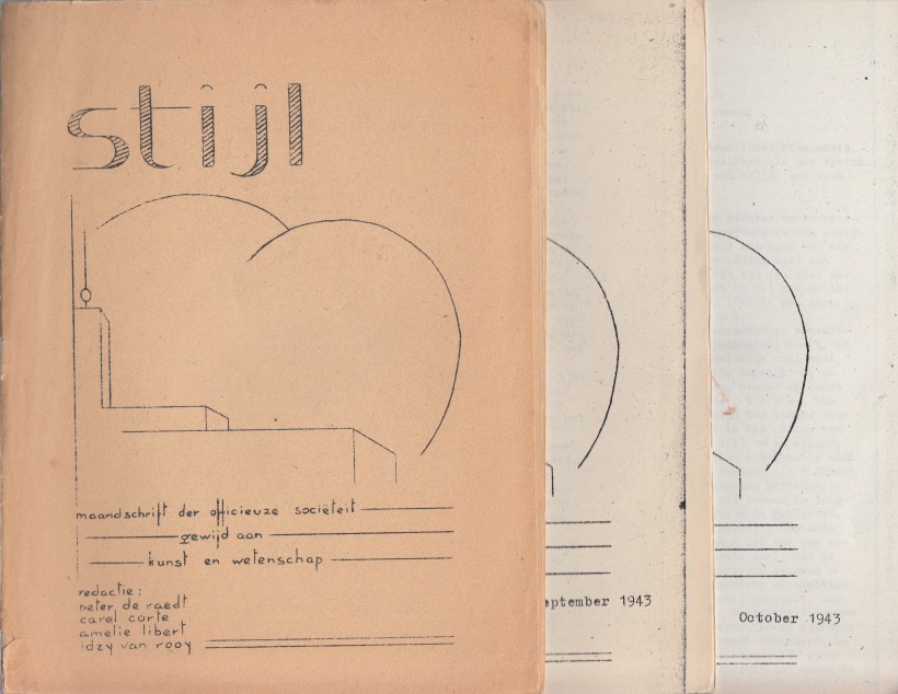de Raedt (= Willem Karel van Loon) e.a. (red.), Peter - Stijl. Maandschrift der officieuze sociteit gewijd aan kunst en wetenschap. Nr 3.