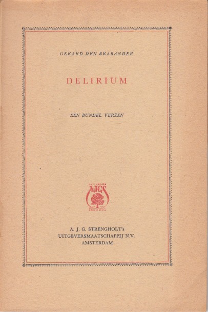 Brabander, Gerard den - Delirium. Een bundel verzen.