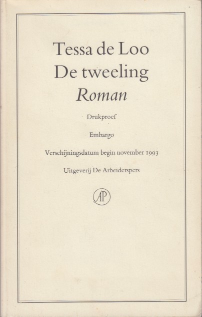 Loo, Tessa de - De tweeling.