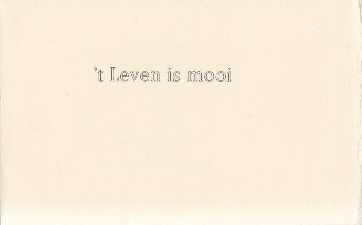 Perron, E. du - 't Leven is mooi.