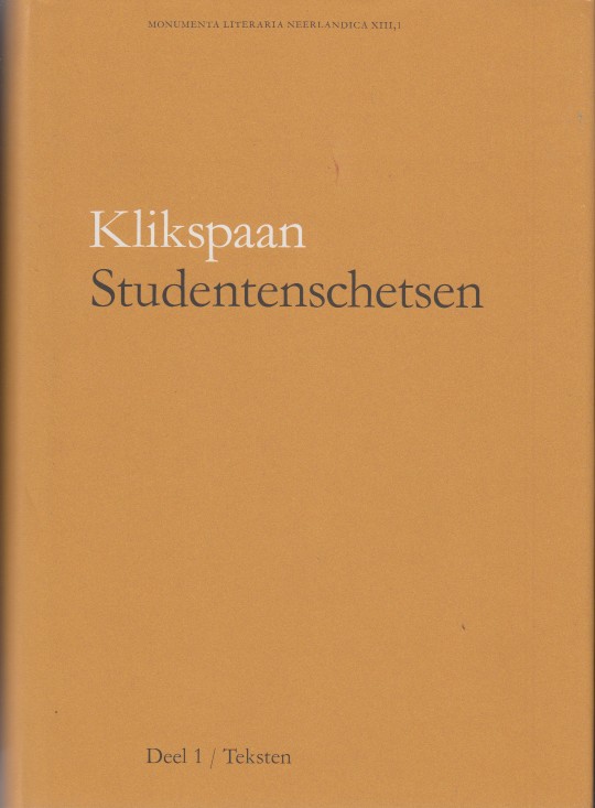 Klikspaan - Studentenschetsen. Deel 1 / Teksten.