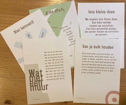 Hubers, Sylvia - Vijf poziekaarten.