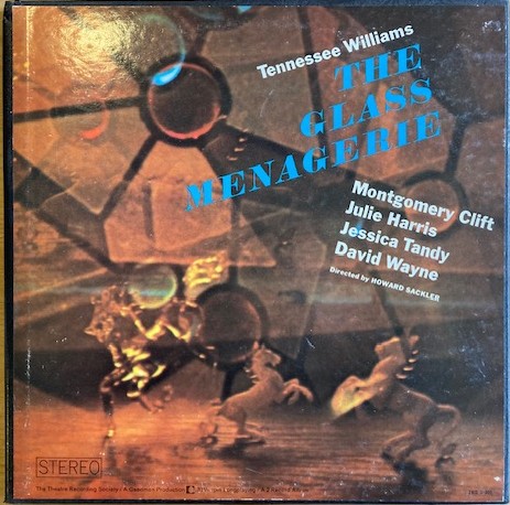 Williams, Tennessee - Vinyl - The Glass Menagerie.