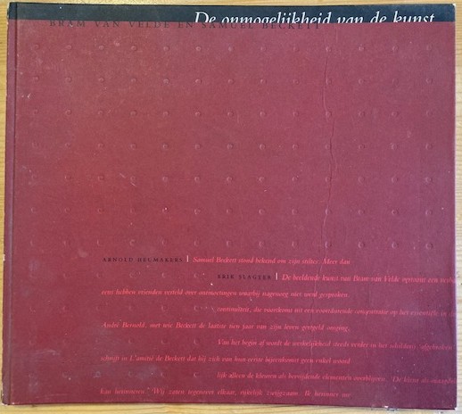 Heumakers en Erik Slagter, Arnold - De onmogelijkheid van de kunst. Samuel Beckett en Bram van de Velde.