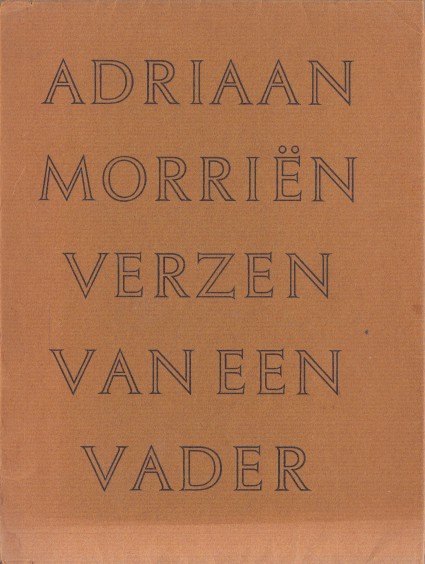 Morrin, Adriaan - Verzen van een vader.