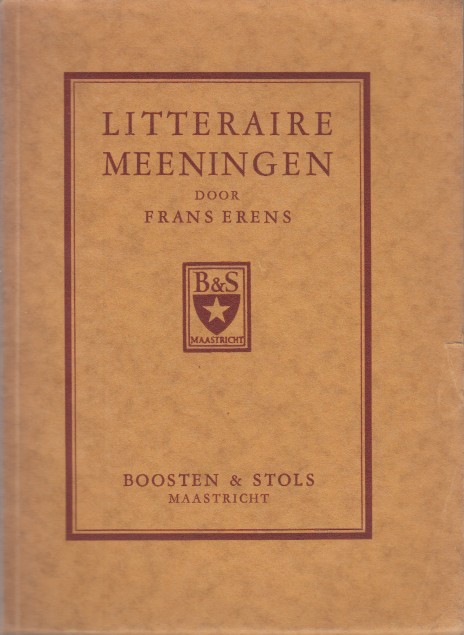 Erens, Frans - Litteraire meeningen.