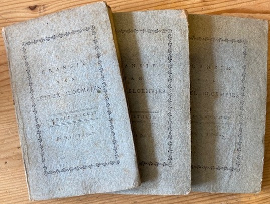 Manheer (samenstelling), Gerrit - Kransje van letter-bloempjes voor Neerlandsch jufferschap IIe, IIIe en IVe stukje.