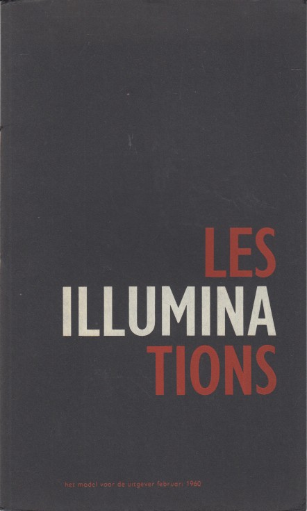 Rimbaud, Arthur - Illuminations. Model voor de uitgever.