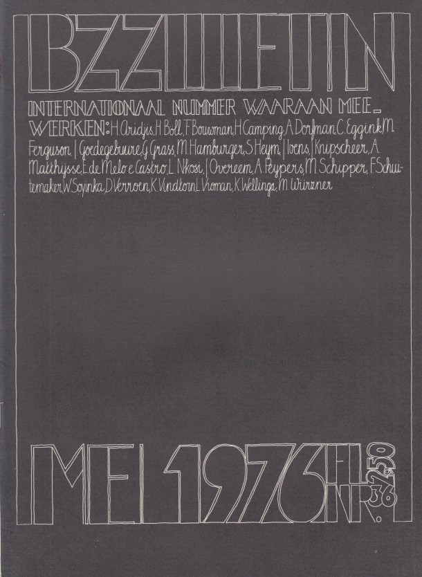 Muysson e.a. (red.), Phil - Bzzletin 36. Internationaal nummer.