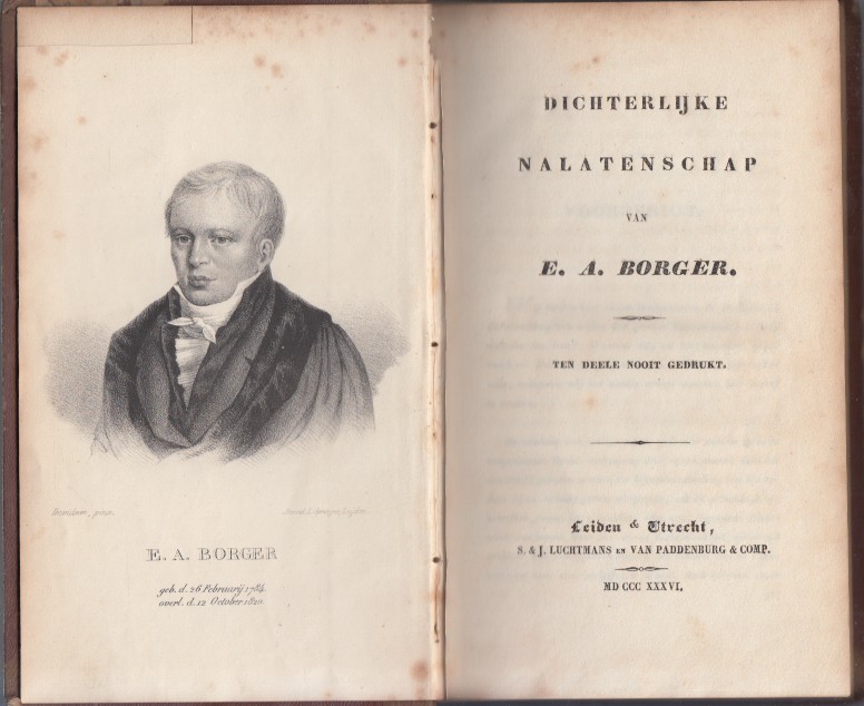 Borger, E.A. - Dichterlijke nalatenschap.