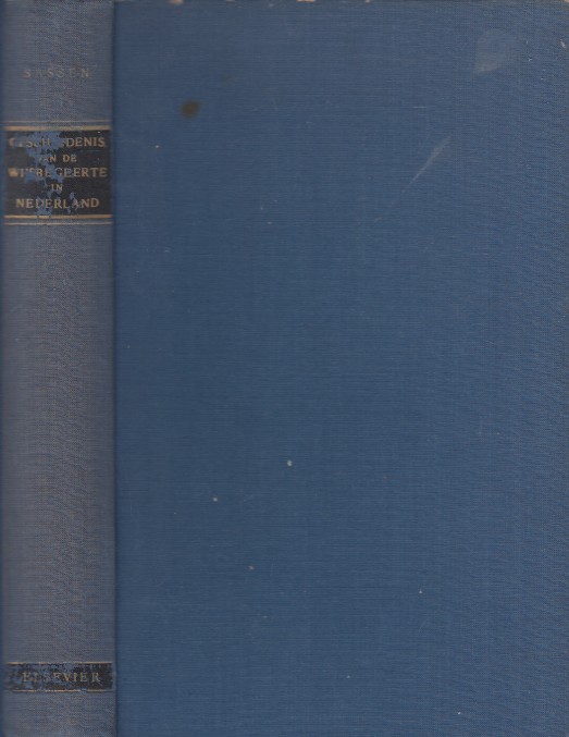 Sassen, Ferdinand - Geschiedenis van de wijsbegeerte in Nederland.