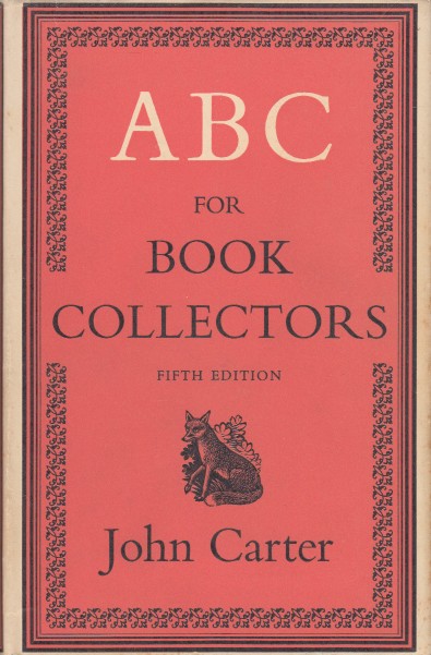 Carter, John - ABC for Book Collectors.