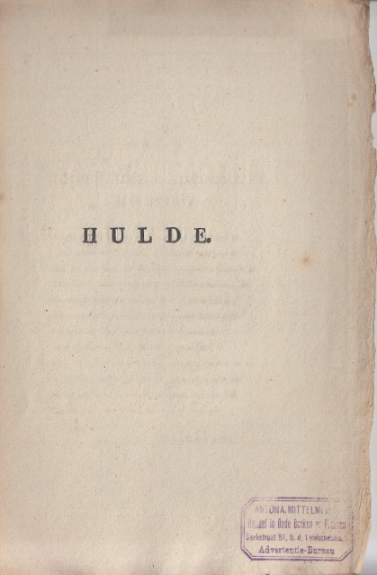 Bilderdijk, Willem - Hulde.
