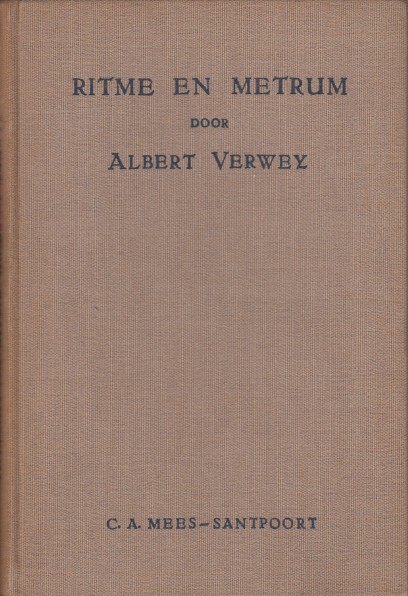 Verwey, Albert - Ritme en metrum.