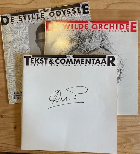 Drs. P - Het geheim van het bestaan. 2 LP's + boek.