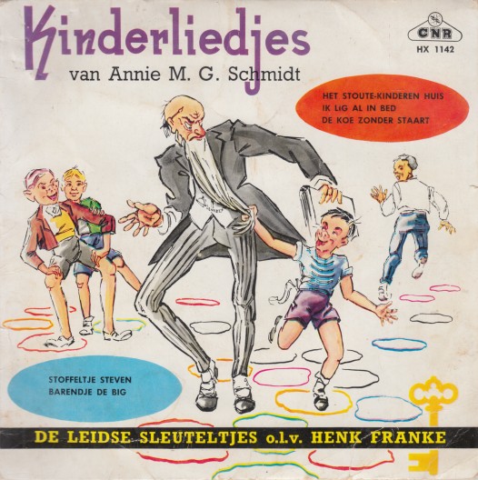 Schmidt, Annie M.G. - Kinderliedjes (IV) 45-toeren plaatje.