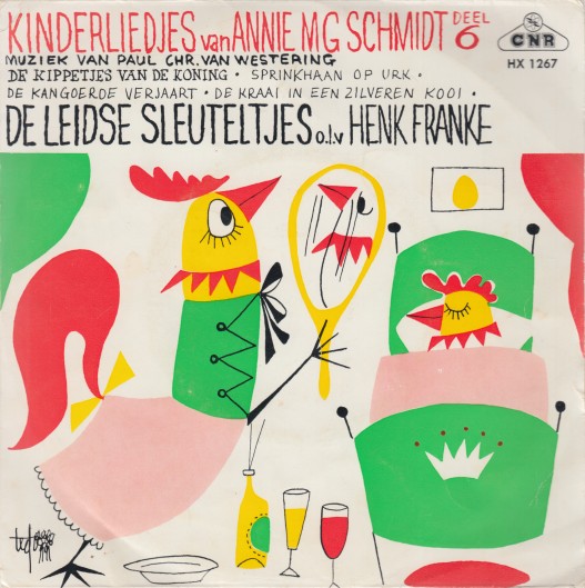 Schmidt, Annie M.G. - Kinderliedjes (VI) 45-toeren plaatje.