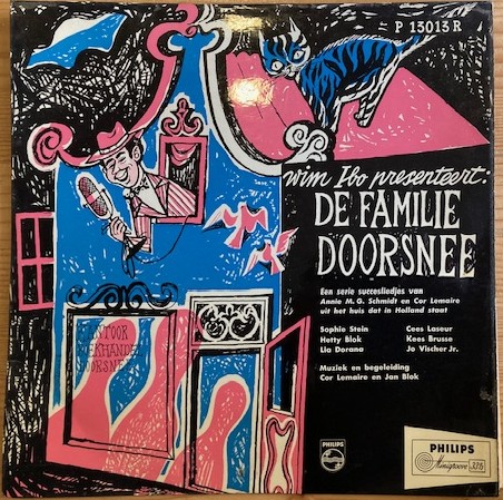 Schmidt, Annie M.G. - De familie Doorsnee. 33-toeren plaat.