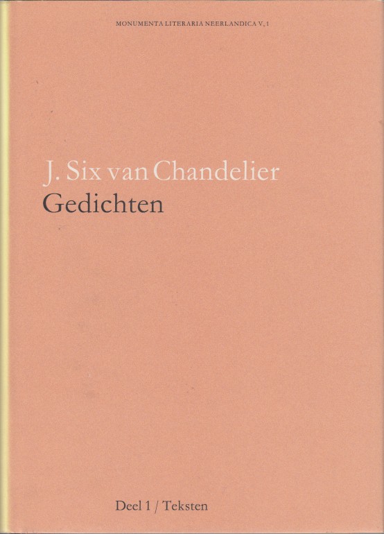 Six van Chandelier, J. - Gedichten.
