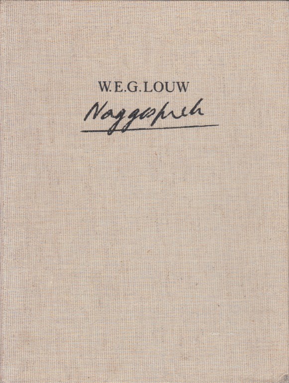 Louw, W.E.G. - Nog gesprek.
