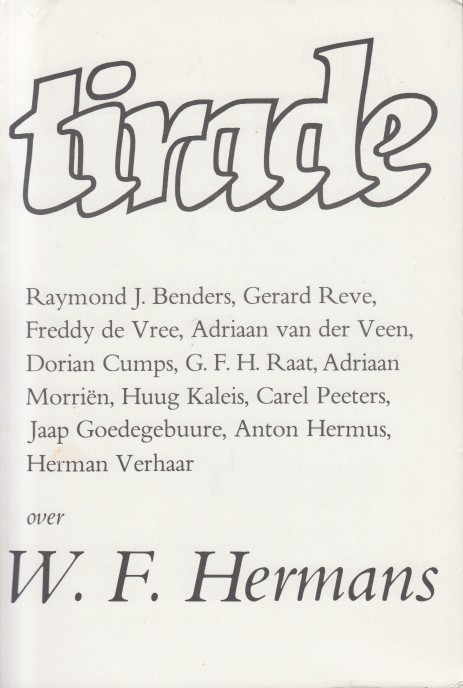 Hermans, W.F. - Tirade 271. W.F. Hermans-nummer.