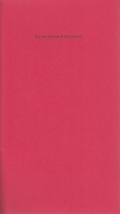 Hattum, Jac. van - Schoonheid.