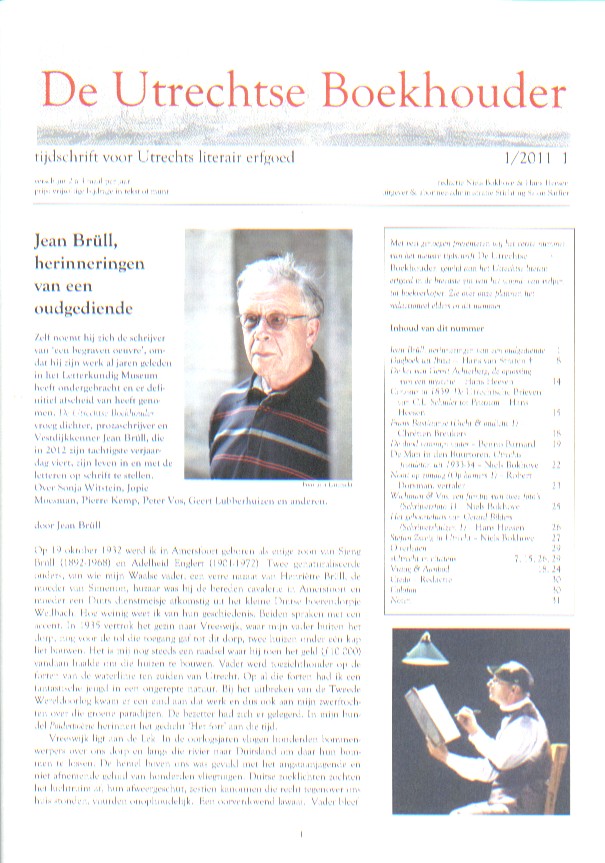 Bokhove & Hans Heesen (red.), Niels - De Utrechtse Boekhouder, tijdschrift voor Utrechts literair erfgoed.