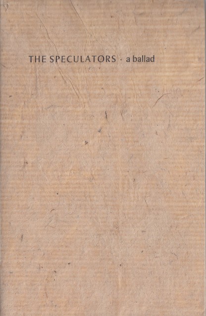 X, POLICEMAN - The speculators - from the ballads of policmen X.