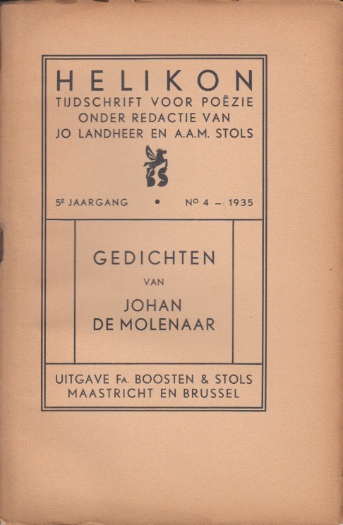 Molenaar, Johan de - Gedichten.