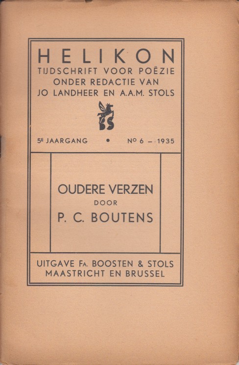 Boutens, P.C. - Oudere verzen.