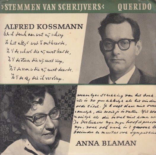 Kossmann & Anna Blaman, Alfred - Stemmen van schrijvers.