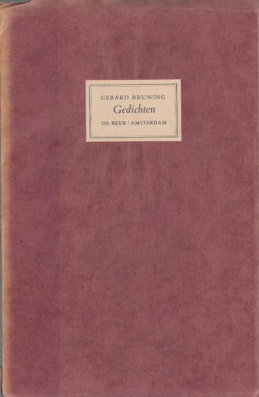 Bruning, Gerard - Gedichten.